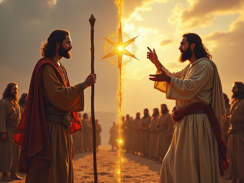 Comparação visual entre Josué e Yeshua, mostrando continuidade da salvação divina.